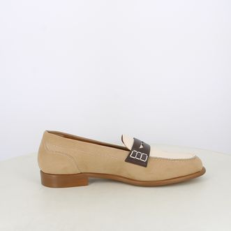 Mocassini da donna bicolor