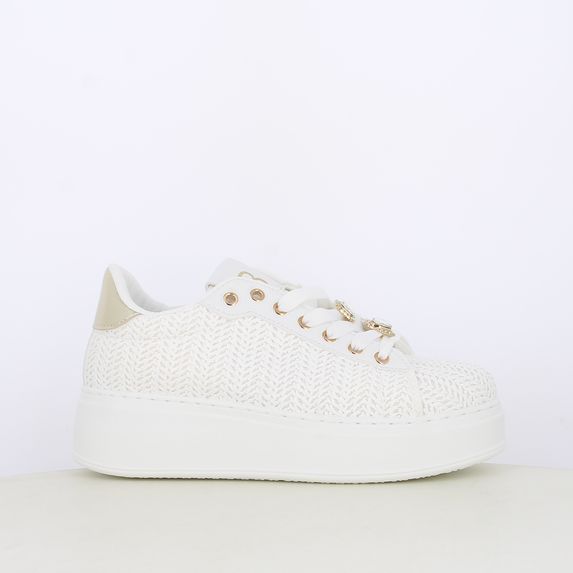 Sneakers da donna intrecciate con accessorio