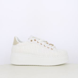 Sneakers da donna intrecciate con accessorio