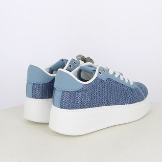 Sneakers da donna intrecciate con accessorio