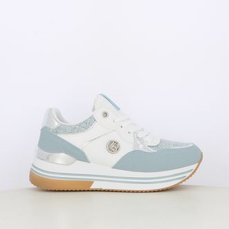 Sneakers da donna bicolor con logo