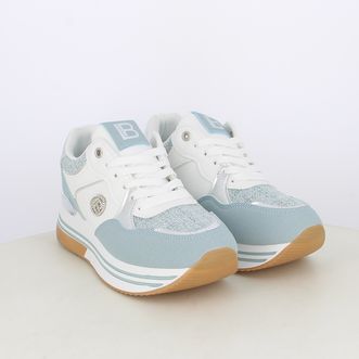 Sneakers da donna bicolor con logo