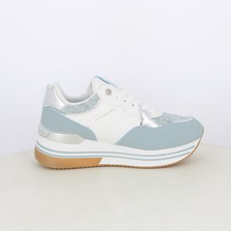 Sneakers da donna bicolor con logo