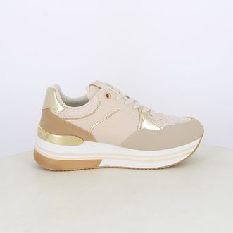 Sneakers da donna bicolor con logo