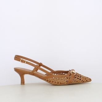 Decollete slingback da donna con morsetto
