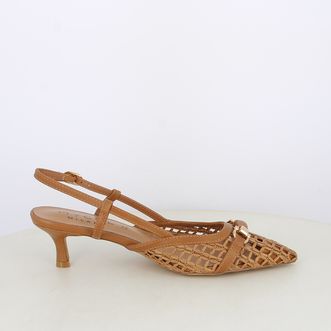 Decollete slingback da donna con morsetto