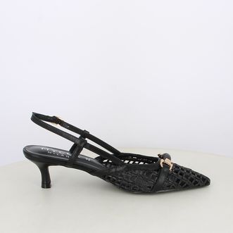 Decollete slingback da donna con morsetto