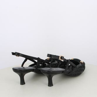 Decollete slingback da donna con morsetto