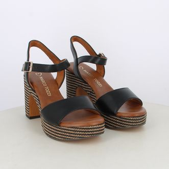 Sandali da donna con tacco fantasia