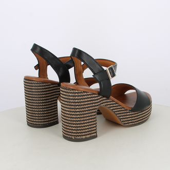 Sandali da donna con tacco fantasia