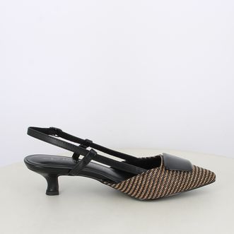Decollete slingback da donna con accessorio