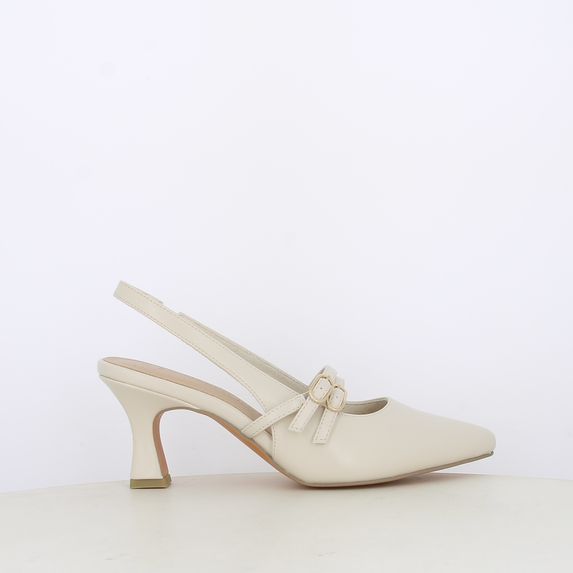 Decollete slingback da donna con cinturini
