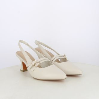 Decollete slingback da donna con cinturini