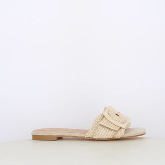 Sandali da donna con fibbia intrecciata