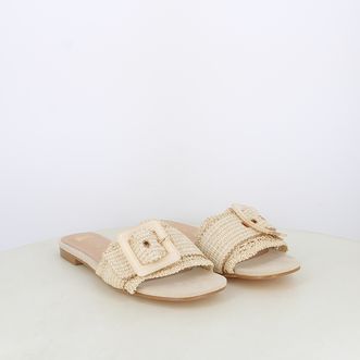 Sandali da donna con fibbia intrecciata