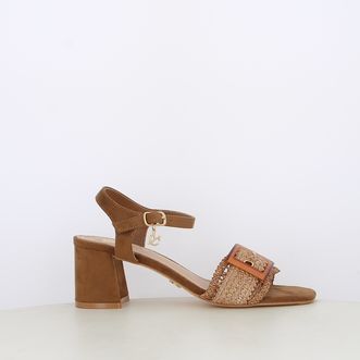 Sandali da donna con fibbia intrecciata