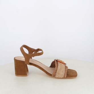 Sandali da donna con fibbia intrecciata