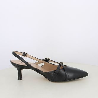 Decollete slingback da donna con cinturini