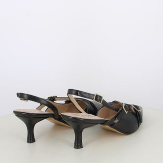 Decollete slingback da donna con cinturini