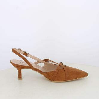 Decollete slingback da donna con cinturini