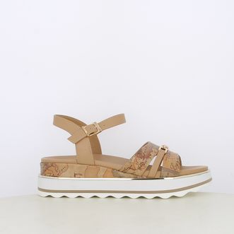 Sandali da donna con dettagli geo classic