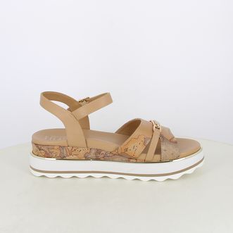 Sandali da donna con dettagli geo classic