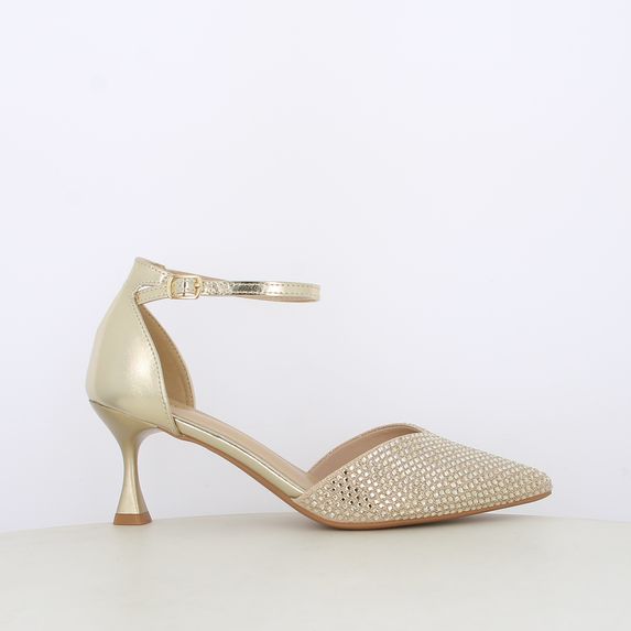 Decollete da donna con cinturino e strass