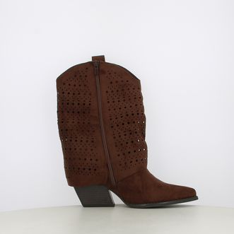Stivali camperos texani da donna traforati