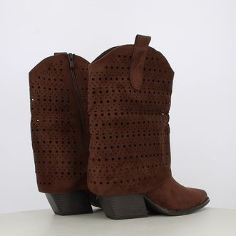 Stivali camperos texani da donna traforati
