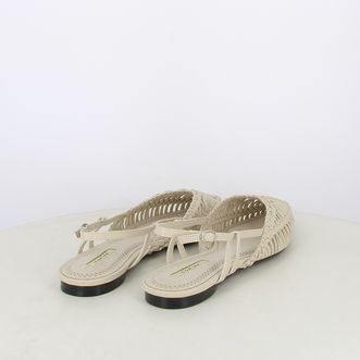 Ballerine slingback da donna intrecciate