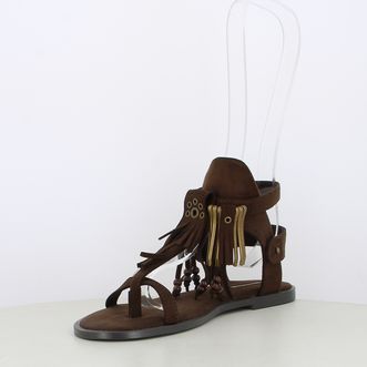 Sandali da donna con frange