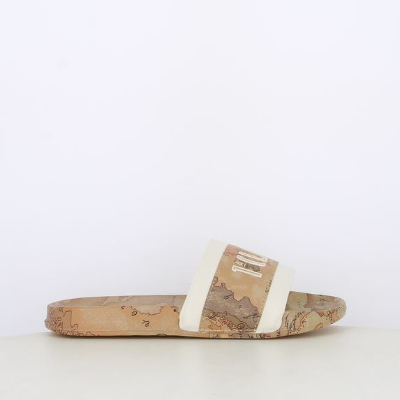 Sandali da donna con dettagli geo classic con logo