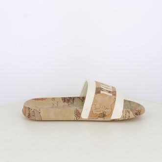 Sandali da donna con dettagli geo classic con logo
