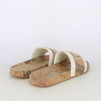 Sandali da donna con dettagli geo classic con logo