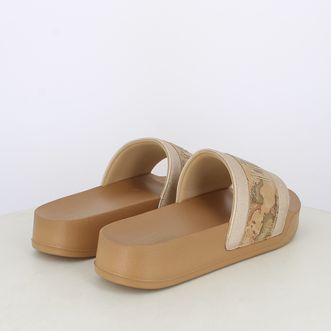 Sandali da donna con dettagli geo classic con logo