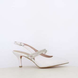 Decollete slingback da donna con cinturini