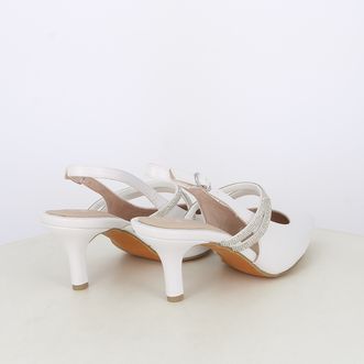 Decollete slingback da donna con cinturini