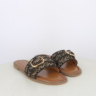 Sandali da donna intrecciati con fibbia