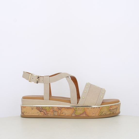 Sandali da donna con dettagli geo classic