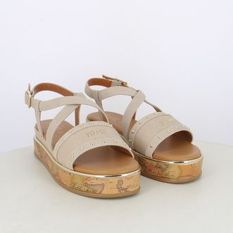 Sandali da donna con dettagli geo classic