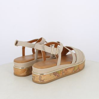 Sandali da donna con dettagli geo classic