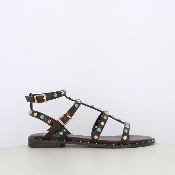 Sandali da donna con borchie