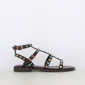 Sandali da donna con borchie