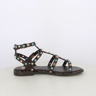 Sandali da donna con borchie