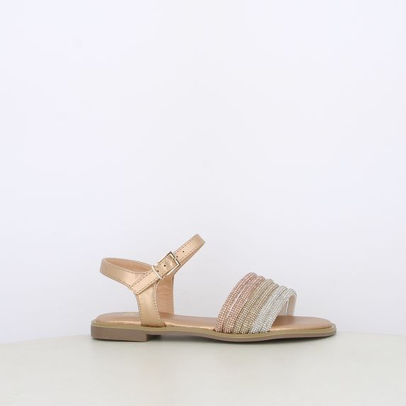 Sandali da bambina con strass