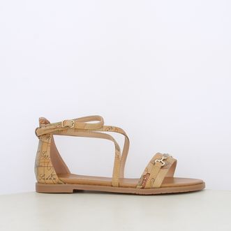 Sandali da donna con dettagli geo classic