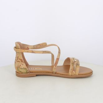 Sandali da donna con dettagli geo classic