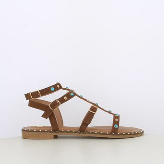 Sandali da donna con borchie