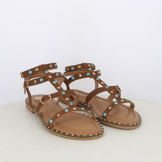 Sandali da donna con borchie