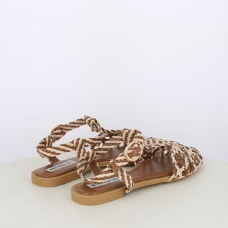 Sabot da donna bicolor intrecciati